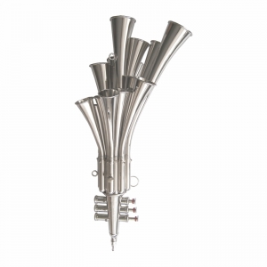 Doppel Alt Schalmei Diatonisch aufrecht