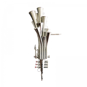 Sopran Schalmei 16-T�nig Chromatisch aufrecht mit Hebelmechanik
