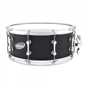Ahead AS614FB Snaredrum 14 x 6 Zoll Flat Black Brass