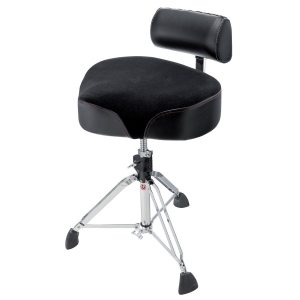 Gibraltar Schlagzeughocker 9808OS-AB mit XL Sattel Sitzflche und Rckenlehne