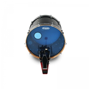 Evans Hydraulic Blue Bassdrum Schlagfell blau, 20 Zoll Bild 1