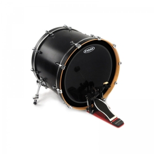 Evans EMAD Onyx Bassdrum Schlagfell schwarz, 22 Zoll Bild 2