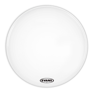 Evans Marching Bass Drum Fell MX1W, einlagig weiss 30 Zoll