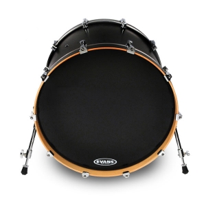 Evans EQ3 NP Black Bassdrum Resonanzfell schwarz 18 Zoll Bild 1