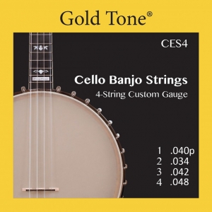 Gold Tone 4-Saiter Banjo Cello Saiten Custom Saitenst�rke