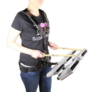 Marching Tragegestell mit 5 Latin Percussion Granitblocks Bild 1