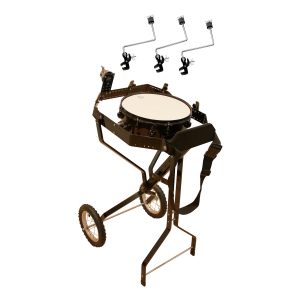 Schlagzeugwagen f�r 4 Toms, mit Snare, Hi-Hat Rosette, 3 Beckenhalter