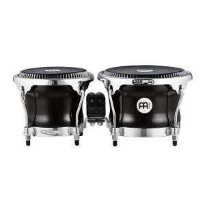 Meinl Fibercraft Fiberglas Bongos schwarz 7 Macho und 8 1/2 Hembra