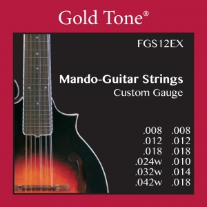 Gold Tone 12 Saiten f�r F-Stil Mandolinen Gitarre Extra Light