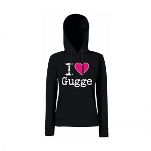 Fruit of the Loom Kapuzenpulli I Love Gugge Damen