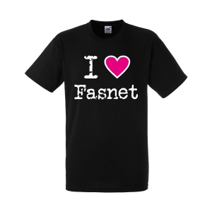 I Love Fasnet T-Shirt Herren