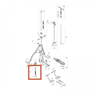 Kette und Schrauben f�r Tama HiHat St�nder HH805