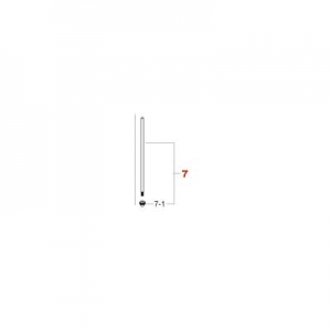 Obere Stange mit Mutter (270mm) f�r Tama HiHat St�nder