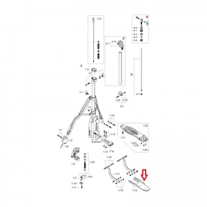 Under Plate f�r Tama HiHat St�nder