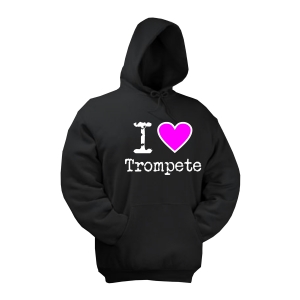 Fruit of the Loom Kapuzenpulli I Love Trompete Herren
