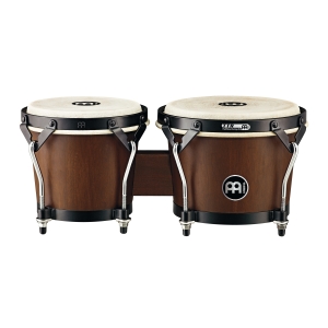 Meinl Headliner Wood Bongo Walnut Brown 6 3/4 Macho und 8 Hembra