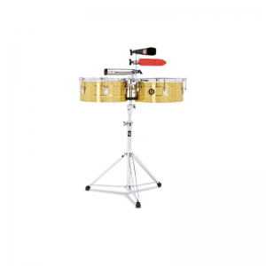 LP Timbales LP256-B Tito Puente Solid Brass 13 & 14 Zoll