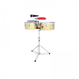 LP Timbales LP257-B Tito Puente Solid Brass 14 & 15 Zoll