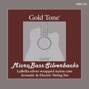 Gold Tone Silverback Nylon Saiten f�r Micro Bass