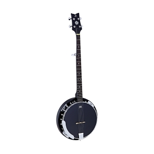 Ortega Raven Serie 5-Saiter Banjo schwarz