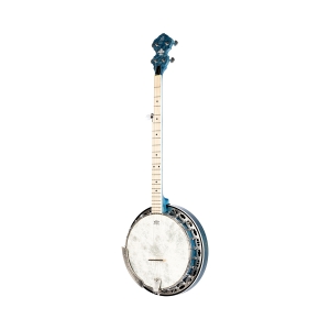 Ortega Falcon Serie Banjo mit Pickup transparent blue Bild 2