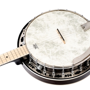 Ortega Falcon Serie Banjo mit Pickup transparent charcoal Bild 7