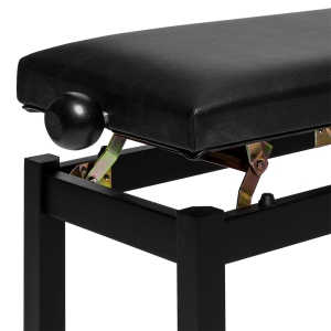 Stagg Klavierbank PB36 schwarz matt mit Vinyl Sitzflche schwarz Bild 1