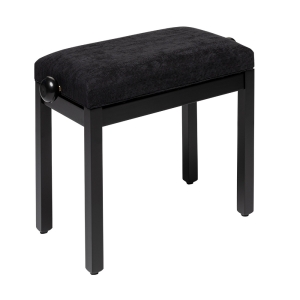 Stagg Klavierbank PB36 schwarz matt mit Samt Sitzfl�che schwarz