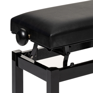 Stagg Klavierbank PB36 schwarz hochglanz mit Vinyl Sitzfl�che schwarz Bild 1
