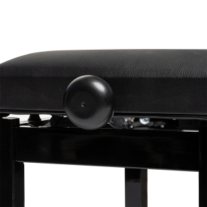Stagg Klavierbank PB36 schwarz hochglanz mit Vinyl Sitzfl�che schwarz Bild 2