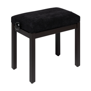 Stagg Klavierbank PB36 Palisander matt mit Samt Sitzfl�che schwarz