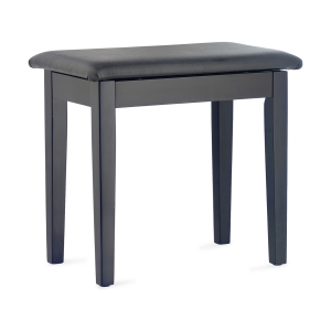 Stagg Klavierbank PBF23 schwarz matt mit Vinyl Sitzfl�che schwarz