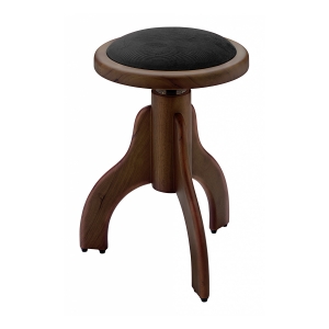 Stagg Klavierhocker PS35 Palisander matt mit Samt Sitfl�che schwarz