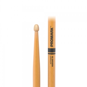 Promark Rebound 5B ActiveGrip Clear Hickory Acorn Wood Tip Drumstick Bild 1