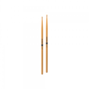 Promark Rebound 7A ActiveGrip Clear Hickory Acorn Wood Tip Drumstick