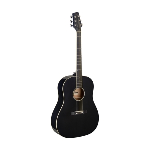 Stagg Slope Shoulder Dreadnought Gitarre schwarz Linksh�nder