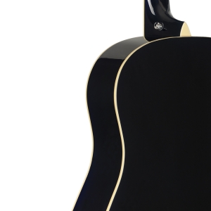 Stagg Slope Shoulder Dreadnought Gitarre schwarz Bild 1