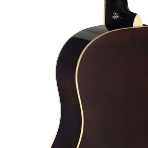 Stagg Slope Shoulder Dreadnought Gitarre sunburst Linksh�nder Bild 1