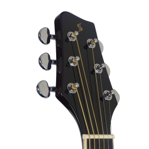 Stagg Slope Shoulder Dreadnought Gitarre sunburst Linksh�nder Bild 3