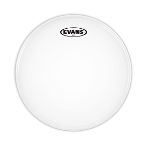 Evans Marching Snare Hybrid Fell, weiss
