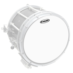 Evans Marching Snare Hybrid Fell, weiss Bild 1