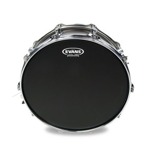 Evans Onyx Snaredrum Schlagfell schwarz Bild 1