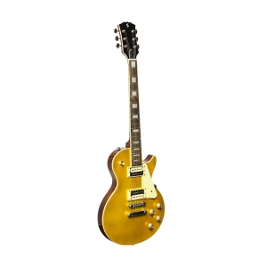 Stagg E-Gitarre Standard Serie mit Mahagonikorpus Gold