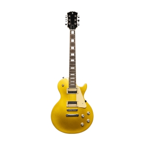 Stagg E-Gitarre Standard Serie mit Mahagonikorpus Gold Bild 4