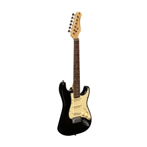 Stagg Standard S E-Gitarre 3/4 Gr��e Brilliant Black