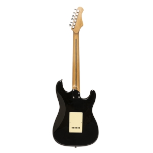 Stagg E-Gitarre 55 Serie mit Paulowniakorpus Schwarz gl�nzend Linksh�ndermodell Bild 1