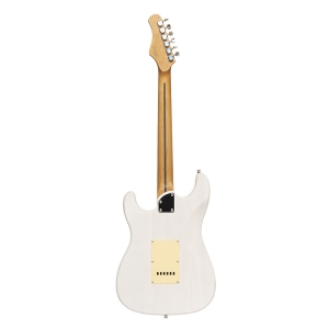 Stagg E-Gitarre 55 Serie mit Paulowniakorpus White Blonde gl�nzend Bild 1