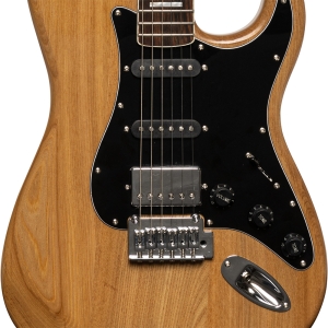 Stagg E-Gitarre mit Erlenkorpus Natur Bild 2