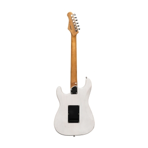Stagg E-Gitarre mit Erlenkorpus White Blond Bild 1