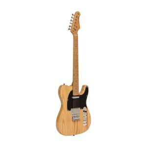 Stagg E-Gitarre Vintage T Plus Serie Natur
